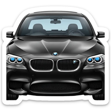BMW M5 black sticker