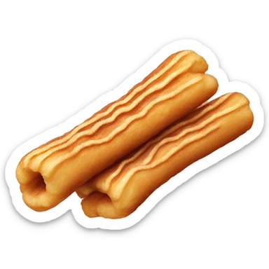 “Churros golden-Brownwith sugar.” sticker