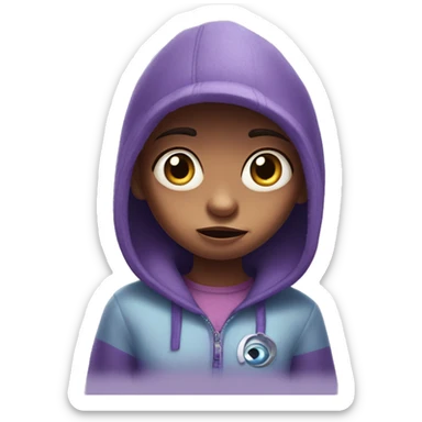 Boo from monsters inc sticker