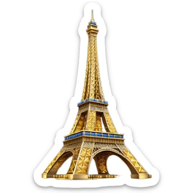 Eiffel Tower Night sticker