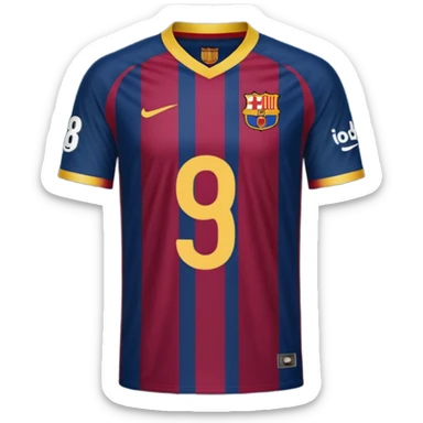buat custom barcelona nama tasya nomor punggung 29 sticker