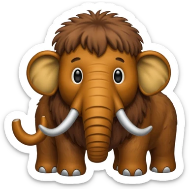 Mammoth sticker
