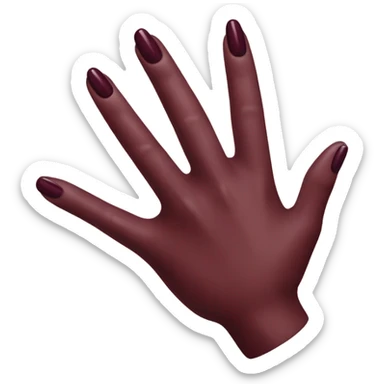 burgundy 💅  sticker