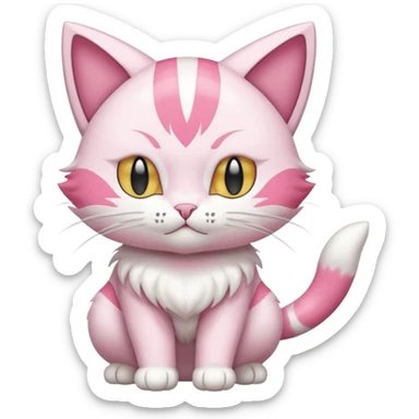 Purugly-Glameow-Skitty-Delcatty-fusion sticker