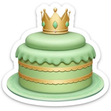swedish green marzipan cake prinsesstårta sticker