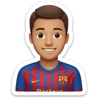 He was born at the age of 16 wearing a Barcelona shirt sticker