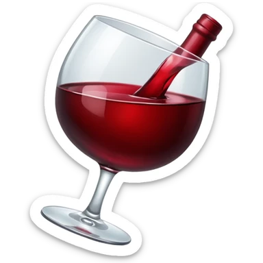 Corazon vino sticker