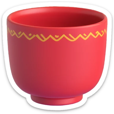 traditional Chinese tea cup with no handle, small porcelain cup sticker