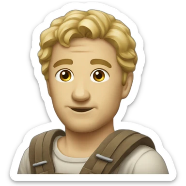 anticent greece messenger sticker