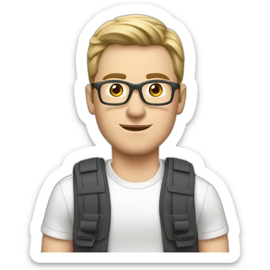 white Guy in Audi A6 sticker