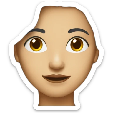 femme écoute musique sticker