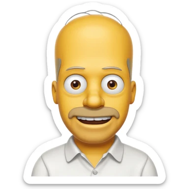 Homer Simpsons sticker