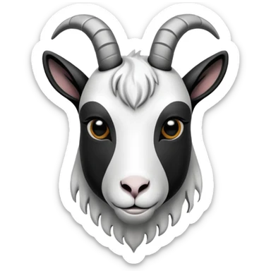 spell out the word goat graffiti logo sticker