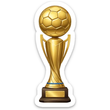 FIFA world cup trophy sticker