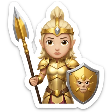 clash of clan royal champion sticker