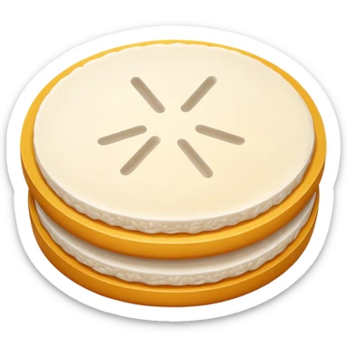 Okay, take the eggs out of that picture and put rice cakes in it. sticker