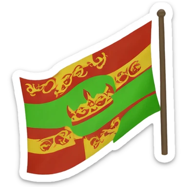 Flag of the Timurid Empire sticker