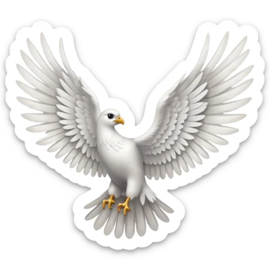 Pair of wings ,in a text copiable format sticker