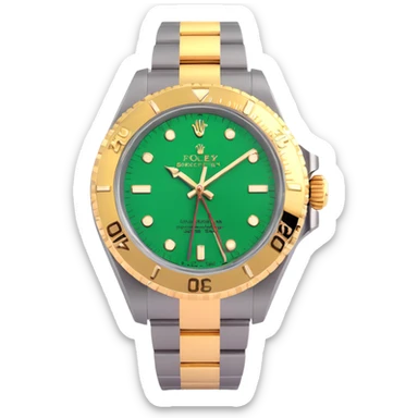 3D rendered Rolex watch with metal bracelet, realistic lighting, luxury look, no text sticker