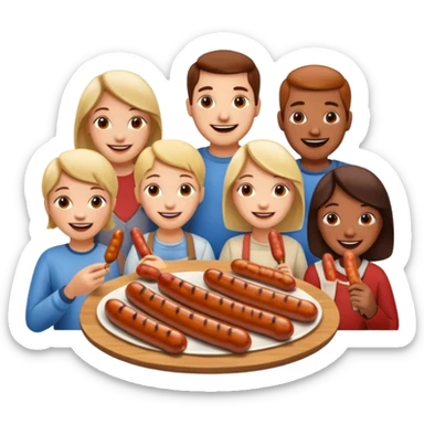 sausage eaters sticker