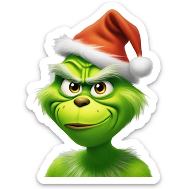 Grinch sticker