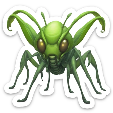 Alien insectoid beast  sticker