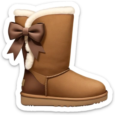 uggs with bow sticker