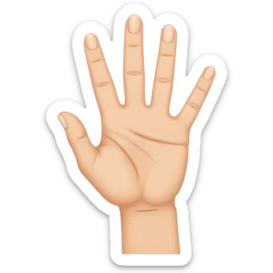 Hand with pinched fingers gesture, Italian gesture sticker