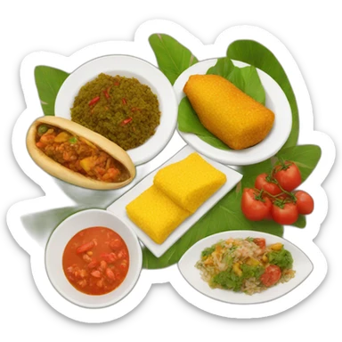Trinidad food sticker