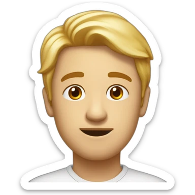 Humain qui fais samblant d’être calme alors qu’il est énervé  sticker