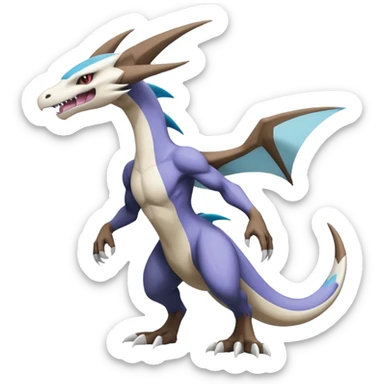 Noivern-Latios-Marowak-Lugia-Fakémon-hybrid-creature (full body)  sticker