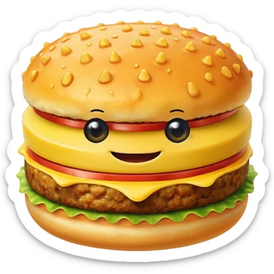 SpongeBob cooking Krabby patties sticker