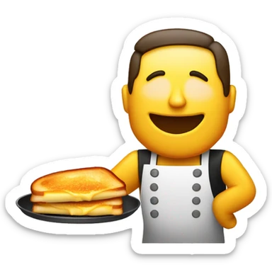 Grilled cheese maker steaming  sticker