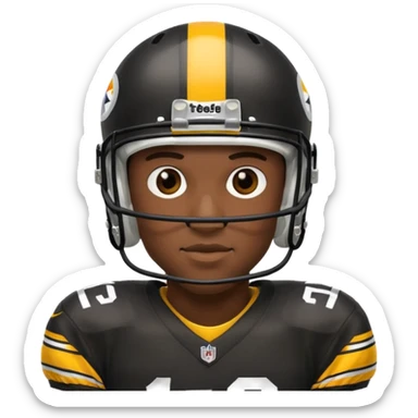 Pittsburgh Steelers defensive end  sticker
