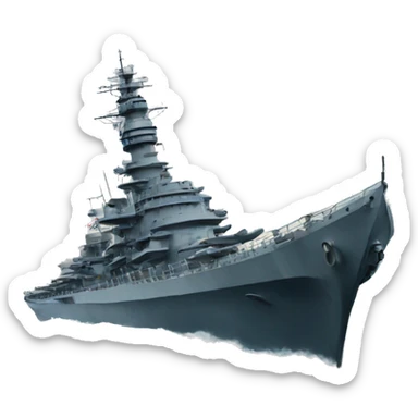Battleship sticker