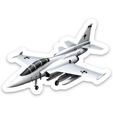 Jet Trainer - T-38 Talon - Northrop Grumman (Model Year: 2021) (Iconic colour: White and black) sticker