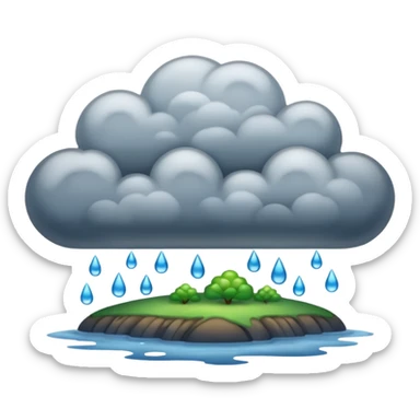 humid weather landskape imag humid more humid add draps falling sticker