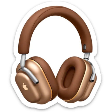 Airpods max brown color sticker