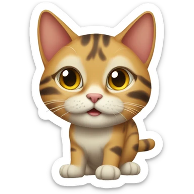 Nian cat sticker