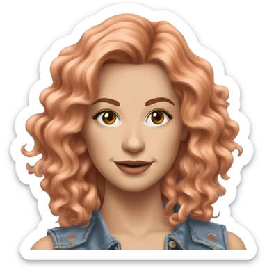 Kayleigh Rose Amstutz, known professionally as Chappell Roan, is an American singer and songwriter from Missouri. Working with collaborator Dan Nigro, the majority of her music is inspired by 1980s synth-pop copper hair long sticker