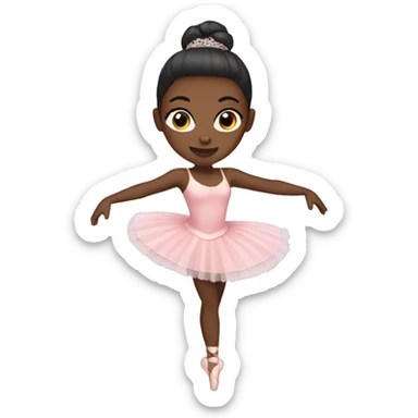 Black Ballerina  sticker