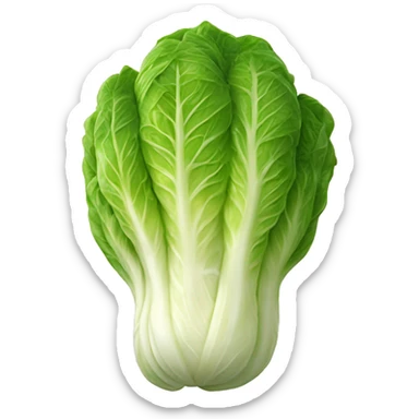 A napa cabbage marinated in red pepper paste sticker