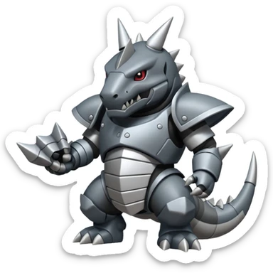 Aggron (full body) sticker