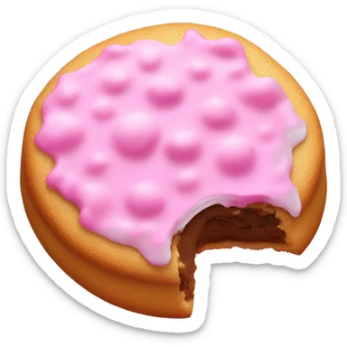 pink crumbl cookie sticker
