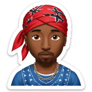 Tupac shakur sticker