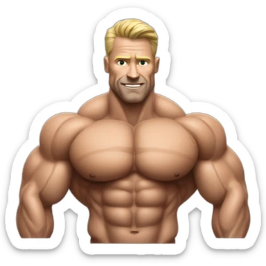 Sam sulek bodybuilding  sticker