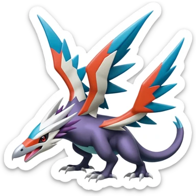 Silvally-Nargacuga-Noivern-Latios-fusion sticker