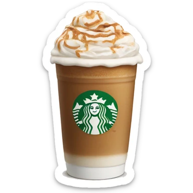 Starbucks ginger bread latte sticker