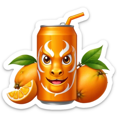 Création d’une canette de fanta saveur mangue fruit du dragon sticker