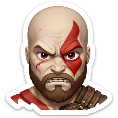 kratos sticker